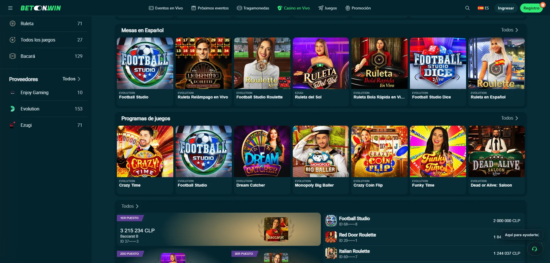 Métodos de pago disponibles en BetonWin Casino para depósitos y retiros